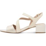 Marco Tozzi - Dames Sandaal - Blauw - Leer/Kunststof - F-breedte