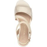 Marco Tozzi - Dames Sandaal - Blauw - Leer/Kunststof - F-breedte