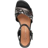 Marco Tozzi - Sandaal - Zwart - Leer en Kunststof - F-breedte