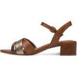 Marco Tozzi - 2-28210-44 - Sandaal - F-breedte - Materiaalmix van Leer en Kunststof