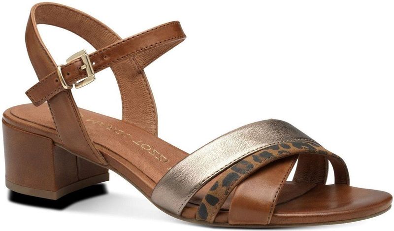 Marco Tozzi - 2-28210-44 - Sandaal - F-breedte - Materiaalmix van Leer en Kunststof