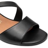 Marco Tozzi - Dames Sandaal - Zwart - Leer/Kunststof - F-breedte