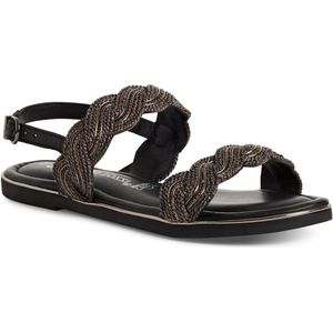 Marco Tozzi - Dames Sandaal - Zwart - Leer - F-breedte