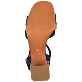 Marco Tozzi - Dames Sandaal - Blauw - Textiel/Synthetisch - F-breedte