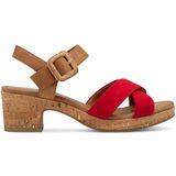 Marco Tozzi Sandalen - Rood - Synthetisch - Dames