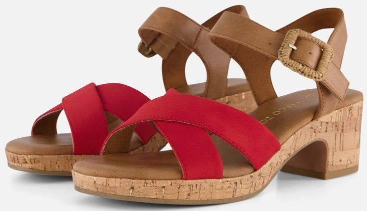 Marco Tozzi Sandalen - Rood - Synthetisch - Dames