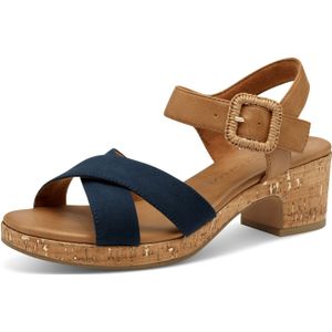MARCO TOZZI Marco Tozzi Sandaal 2-28360-44 damessandalen, Blauw, 40 EU