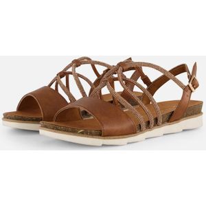 Marco Tozzi Sandalen - Cognac - Synthetisch - Dames