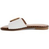 Marco Tozzi - Dames Slipper - 197 - F-breedte - Leer - Blokhak 1,5 cm