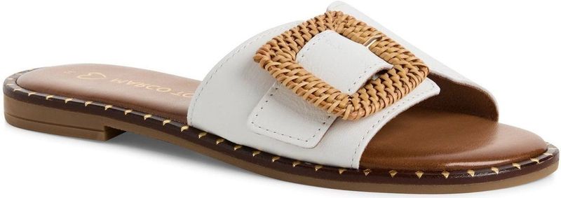 Marco Tozzi - Dames Slipper - 197 - F-breedte - Leer - Blokhak 1,5 cm