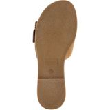 Marco Tozzi - Dames Slipper - F-breedte - 430 - Leer - Blokhak 1,5 cm