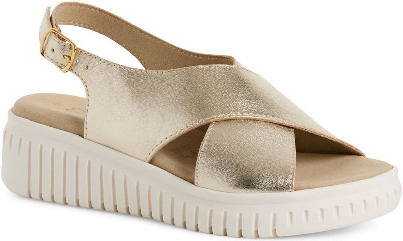 Marco Tozzi - Dames Sandaal - Zwart - Synthetisch - F-breedte