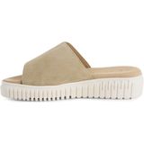 Marco Tozzi - Dames Slipper - Blauw - Leer - F-breedte