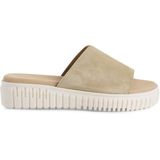 Marco Tozzi - Dames Slipper - Blauw - Leer - F-breedte