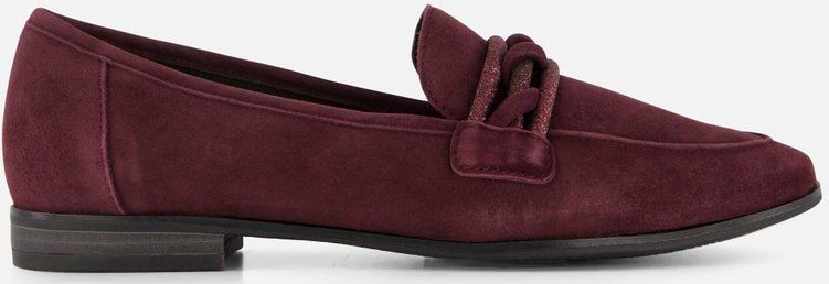 Marco Tozzi - Instappers - Rood - Suede
