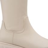 Marco Tozzi - 2-25682-45 - Dameslaarzen - Ecru - Veterboots