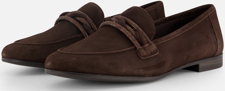 Marco Tozzi - Instappers - Bruin - Suede
