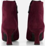 Marco Tozzi - Enkellaarsjes - Bordeauxrood - Textiel