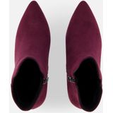 Marco Tozzi - Enkellaarsjes - Bordeauxrood - Textiel