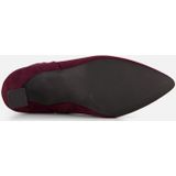 Marco Tozzi - Enkellaarsjes - Bordeauxrood - Textiel