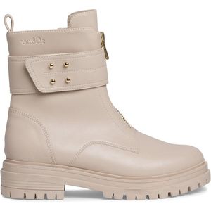 s.Oliver Dameslaarzen zonder hak van kunstleer met ritssluiting, ivoor, 38 EU