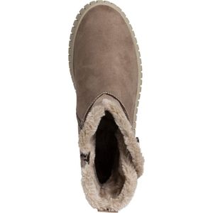 s.Oliver Winterlaarzen - Dames - Gevoerd - Taupe - Veganistisch