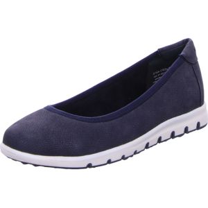 s.Oliver - Dames Ballerina 5-22100-42 - Zwart - Synthetisch