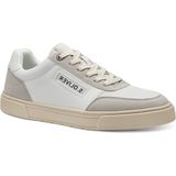 s.Oliver Heren 5-13614-42 sneakers, wit/grijs, 43 EU, wit grijs, 43 EU