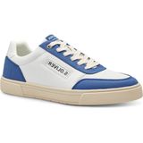 s.Oliver Heren 5-13614-42 sneakers, wit/oceaan, 45 EU, White Ocean, 45 EU