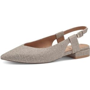 s.Oliver - Slingback Loafers - Champagne - Met Glitters
