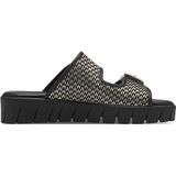 s.Oliver - Pantoletten - Zwart - Textiel/Synthetisch