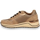 s.Oliver - Low 5-23619-43 - Sneakers - Taupe - Textiel/Synthetisch