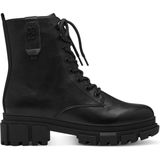 Veterlaarsjes - Effen - Imitatieleer - Ritszakken en Snoersluiting