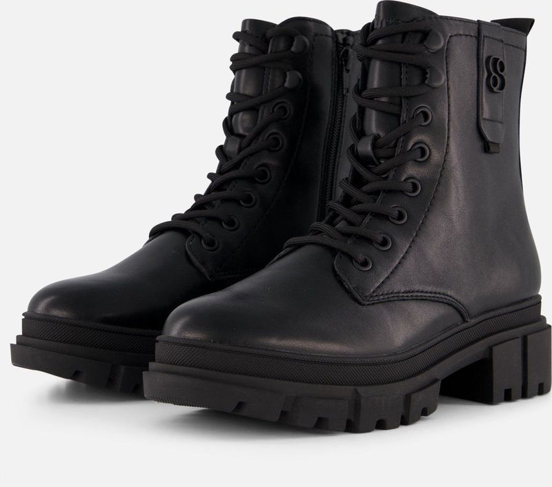 S Oliver Veterboots zwart Synthetisch
