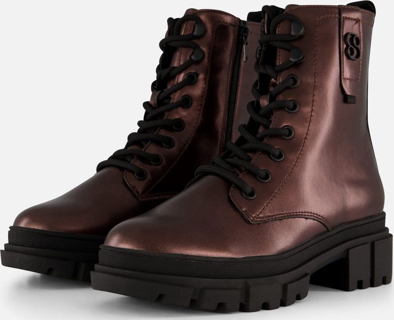 S Oliver Vegan veterboots bruin Synthetisch