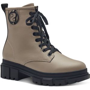 s.Oliver Stiefeletten Damen Boots taupe dünn gefüttert 5-25210 für Damen, beige, Gr. 39 EU