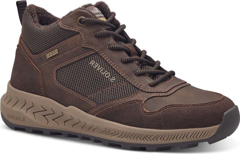 s.Oliver - Enkellaarsje 5-16256-43 - Zwart - Textiel/Synthetisch