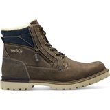 S.Oliver - Veterboots - Cognac - Synthetisch - Chunky Zool