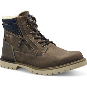 S.Oliver - Veterboots - Cognac - Synthetisch - Chunky Zool