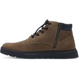 s.Oliver - 5-16213 - Heren Sneaker Mid - Kaki - Leer/Synthetisch