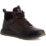 s.Oliver - 5-16227-43 - Veterboots - Donkerbruin - Leer en Textiel