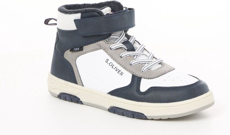 s.Oliver 5-45101-43 Sneakers voor heren, Witte kam