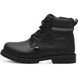 s.Oliver - Enkellaarsje - Zwart - Synthetisch - Vetersluiting