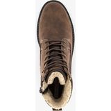 S Oliver Veterboots bruin Synthetisch