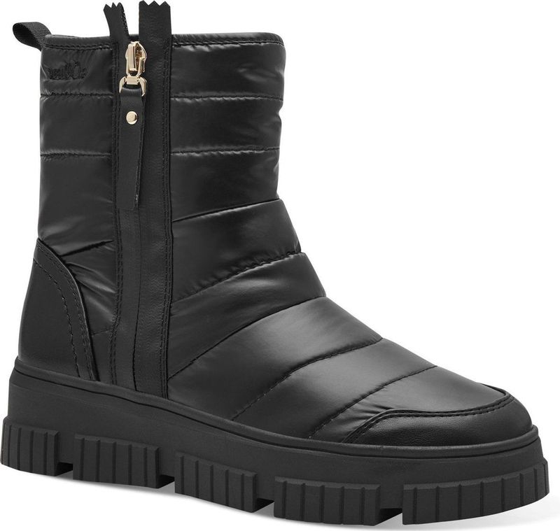 s.Oliver - 5-26450-41 - Enkellaarsje - Zwart - Textiel/Synthetisch