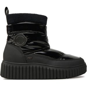 s.Oliver Dameslaarzen zonder hakken, waterbestendig, veganistisch, zwart, 39 EU, zwart.