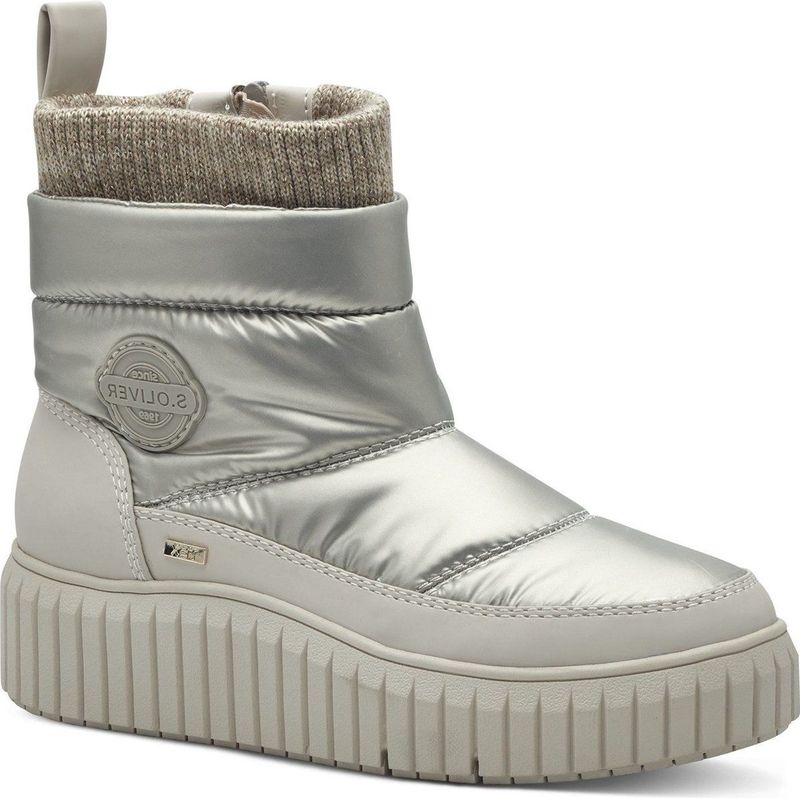 s.Oliver - Dameslaarzen - Zwart - Textiel/Synthetisch - Waterafstotend