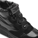 s.Oliver - WL Lace Boot - Sneeuwlaarzen - Zwart - Leer en Textiel