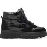 s.Oliver - WL Lace Boot - Sneeuwlaarzen - Zwart - Leer en Textiel