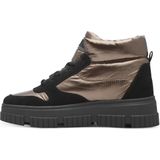 s.Oliver - Enkellaarsje - Zwart - Leer en Textiel